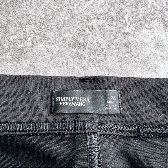 Simply Vera Wang Black Bootcut Dress Pant Size XL Short - Picture 5 of 7